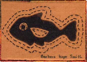 "Big Fish" by Barbara Kaye Smith, Sparta WI - Fabric - SOLD